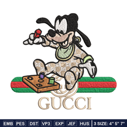 Goofy baby gucci Embroidery Design, Gucci Embroidery, Embroidery File, Logo shirt, Sport Embroidery, Digital download