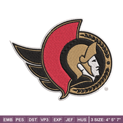 Ottawa Senators logo Embroidery, NHL Embroidery, Sport embroidery, Logo Embroidery, NHL Embroidery design