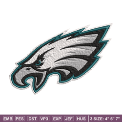 Philadelphia Eagles logo Embroidery, NFL Embroidery, Sport embroidery, Logo Embroidery, NFL Embroidery design.