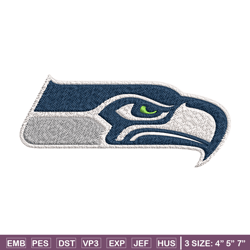 Seattle Seahawks logo Embroidery, NFL Embroidery, Sport embroidery, Logo Embroidery, NFL Embroidery design