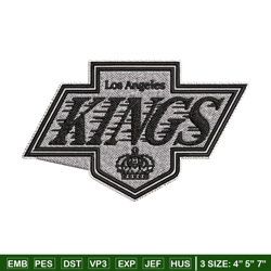 Los Angeles Kings logo Embroidery, NHL Embroidery, Sport embroidery, Logo Embroidery, NHL Embroidery design