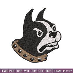 Wofford Terriers embroidery design, Wofford Terriers embroidery, logo Sport, Sport embroidery, NCAA embroidery.