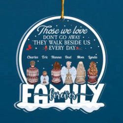 Personalized Snow Globe Shaped Acrylic Ornament - Cherish Memories with Those We Love