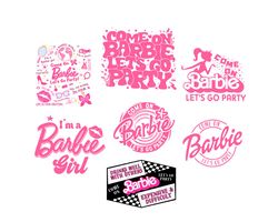 Come on Barbie Let's Go Party Svg Png Doll svg, Babe Girl Svg PNG Birthday Princess Girl Dolly Instant Digital Download
