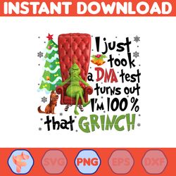 The Grnich Png, I Just Took A Dna Test Turns Out I'm 100 That Grinch Png, Merry Grnichmas Png, Retro Grinc Png