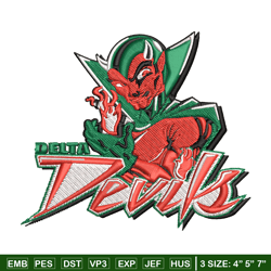 Mississippi Valley State Delta Devils embroidery, logo embroidery, embroidery file, Sport embroidery, NCAA embroidery.