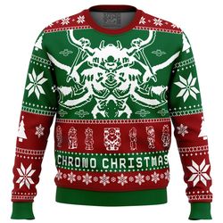 Chrono Trigger Chrono Christmas All OVer Print Hoodie 3D Zip Hoodie 3D Ugly Christmas Sweater 3D Fleece Hoodie