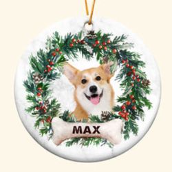 Custom Ceramic Ornament - Perfect Christmas Gift for Dog & Cat Lovers