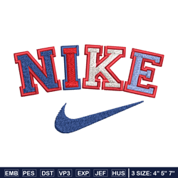 Nike color Embroidery Design, Brand Embroidery, Nike Embroidery, Embroidery File, Logo shirt, Digital download