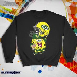 Spongebob Is Cheering On The Green Bay Packers Women&8217S Sweatshirt