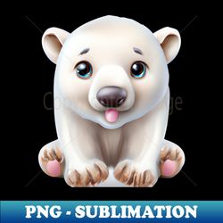 Little Polar Bear - Premium PNG Sublimation File - Unleash Your Inner Rebellion