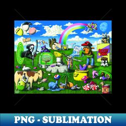 Cartoon Network Homage - Signature Sublimation PNG File - Vibrant and Eye-Catching Typography