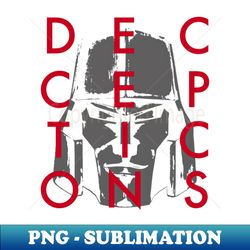DECEPTICON STACKED - Trendy Sublimation Digital Download - Bold & Eye-catching