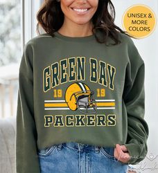 Vintage Green Bay Football Sweatshirt, Packers Football Sweatshirt, Green Bay Sweatshirt, Football Sweatshirt, Green Bay