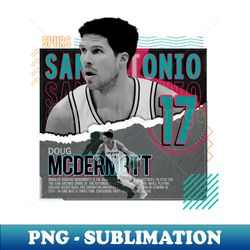 doug mcdermott  basketball paper poster spurs - png transparent sublimation design - fashionable and fearless