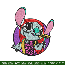 Sally Stitch Embroidery, Sally Stitch halloween Embroidery, cartoon design, Embroidery File, Digital download.