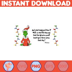 The Grinch Png, And What Happened Then Well, In Whoville They Say That The Png, Merry Grnichmas Png, Retro Grinch Png