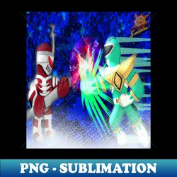 Lord Zedd vs Green Ranger Tommy - High-Resolution PNG Sublimation File - Spice Up Your Sublimation Projects
