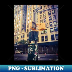 Stoplight Manhattan New York City - Artistic Sublimation Digital File - Unleash Your Inner Rebellion