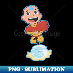 Avatar Aang Avatar the Last Airbender - Sublimation-Ready PNG File - Perfect for Personalization