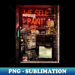 We Sell Paint Soho Manhattan New York City - Elegant Sublimation PNG Download - Spice Up Your Sublimation Projects