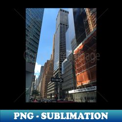 Manhattan New York City - Exclusive PNG Sublimation Download - Spice Up Your Sublimation Projects