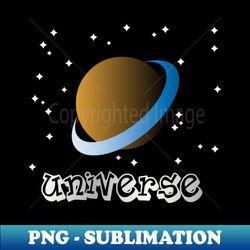 Universe saturn planet - Decorative Sublimation PNG File - Boost Your Success with this Inspirational PNG Download