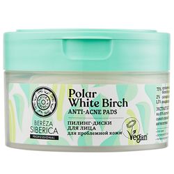 Natura Siberica Bereza Siberica Face Peeling Anti-acne pads Polar white birch 20pcs