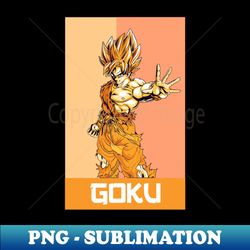 Dragonball Goku Hop classic - Digital Sublimation Download File - Perfect for Sublimation Mastery