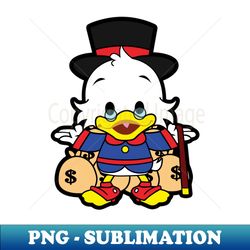 Scrooge McDuck Chibi - PNG Transparent Sublimation File - Unlock Vibrant Sublimation Designs