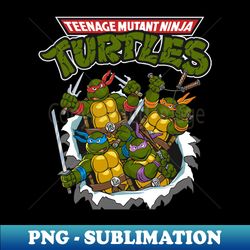 80s Teenage Mutant Ninja Turtles - Artistic Sublimation Digital File - Spice Up Your Sublimation Projects