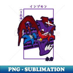 Impmon virus X - Exclusive PNG Sublimation Download - Capture Imagination with Every Detail