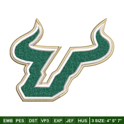 South Florida Bulls embroidery design, South Florida Bulls embroidery, logo Sport, Sport embroidery, NCAA embroidery.