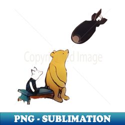 Bombs Away Piglet - High-Resolution PNG Sublimation File - Bring Your Designs to Life