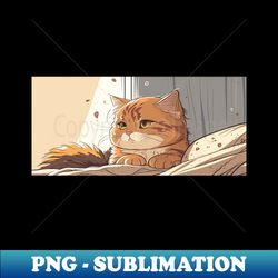 Fluffy Garfield - Vintage Sublimation PNG Download - Create with Confidence
