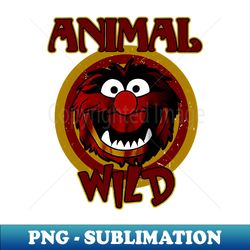 Animal Wild - Vintage Sublimation PNG Download - Fashionable and Fearless