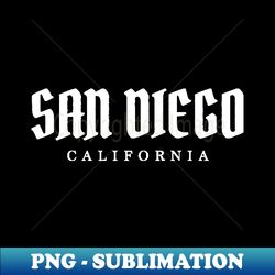 San Diego California - Digital Sublimation Download File - Enhance Your Apparel with Stunning Detail