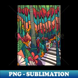 Walk in the woods - PNG Transparent Sublimation File - Perfect for Sublimation Mastery