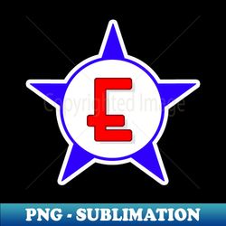 Super E - Vintage Sublimation PNG Download - Perfect for Sublimation Mastery