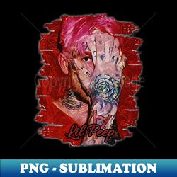 Lil Peep - Special Edition Sublimation PNG File - Stunning Sublimation Graphics