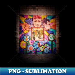 Street Art Harlem Manhattan New York City - Sublimation-Ready PNG File - Perfect for Personalization