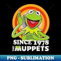 RETRO KERMIT 1978 - Decorative Sublimation PNG File - Perfect for Sublimation Mastery