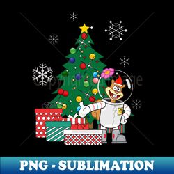 Sandy Cheeks Around The Christmas Tree Spongebob - Artistic Sublimation Digital File - Boost Your Success with this Inspirational PNG Download