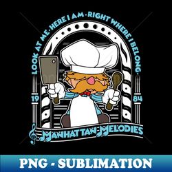 swedish chef muppets manhattan melodies - trendy sublimation digital download - perfect for sublimation art