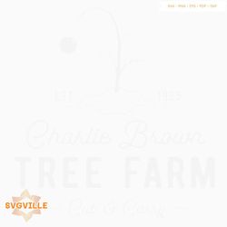 Charlie Brown Christmas Tree Farm Cute And Carry SVG File