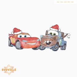 Disney Cars Tow Mater Christmas PNG