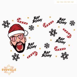 Bad Bunny Christmas Gift SVG
