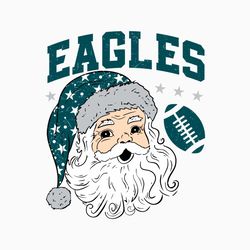 Philadelphia Eagles Santa Football SVG
