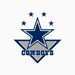 NFL Dallas Cowboys Football Logo SVG