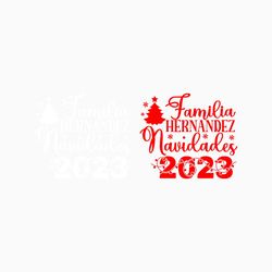 Navidad 2023 SVG, Navidades 2023 SVG, Family Christmas 2023, Spanish family Christmas shirt, Feliz Navidad SVG